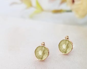 Natural Citrine  5mm Stud Earrings, 14k Gold Filled Earrings, Sterling Silver Earrings, Pink Tourmaline Earrings, Stud Earrings.