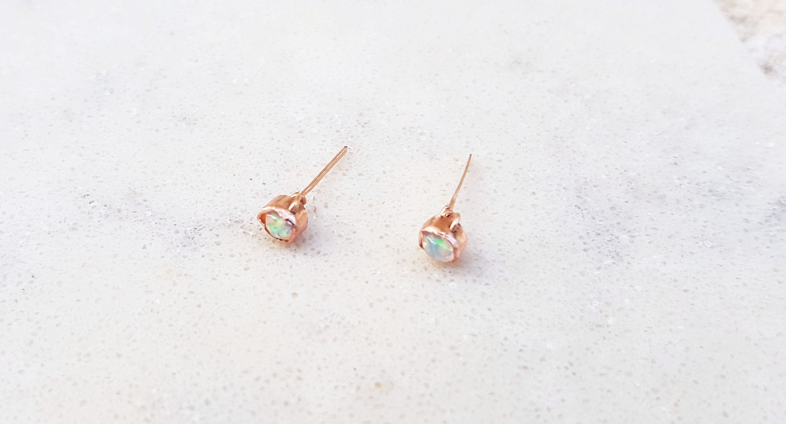 Opal Earrings Opal Stud Earrings White Opal Stud Earrings Etsy Israel