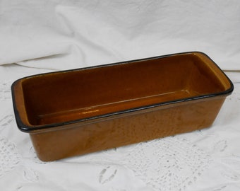 Antiguo plato de pastel de terracota francés de Alsacia vintage 1960