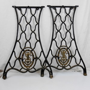 cast iron feet singer sewing machine industrial table