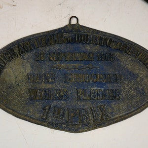 PLAQUE DE CONCOURS agricole AUNAY-SUR-ODON Calvados 1988 - aviculture
