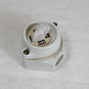 old new NOS industrial porcelain switch lighting lamp old new industrial porcelain switch
