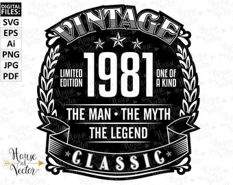 Download Vintage Style Svg Etsy