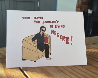 Taffin - greeting card, A6 size