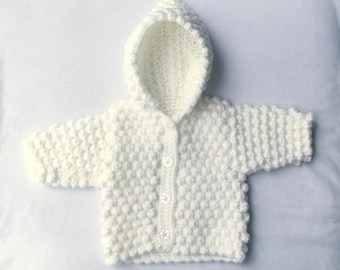 Crochet girls coat with toggle buttons.Age 7 to 8 years old.Free postage to UK Crochet girls coat with toggle buttons.Age 7 to 8 years old.Free postage to UK