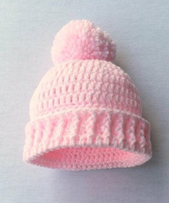 baby pink beanie
