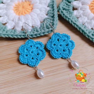 Crochet Drop Flower
