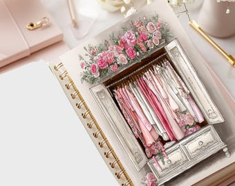 Séparateur de tableau de bord Boho Fashion Planner | A5 A6 Personnel