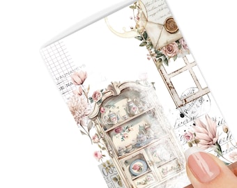 Boho Planner Dashboard: Laminated Planner Inserts, A5 A6 Pocket Personal Sizes