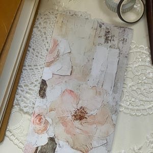 Laminated Travelers Notebook Cover: Vintage Journal Dashboard