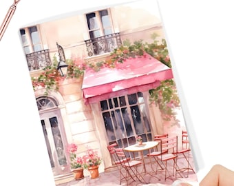 Planificador de cafetería francesa / A5 A6, de bolsillo, mini