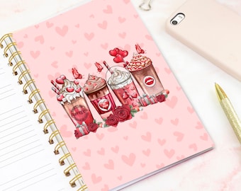 Planificador de San Valentín / A5 / A6, cartulina hecha a mano