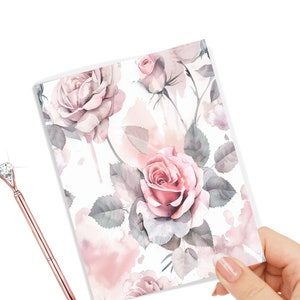 Planer Dashboard | Blumen Rosen-Thema | Planer Divider |  A5 A6 B6 Persönliche Tasche | HP Half Letter Mini & Classic | Pergament