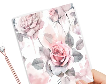 Pannello di controllo dell'agenda / Tema floreale rosa / Divisorio per agenda / Tascabile personale A5 A6 B6 / HP Half Letter Mini e Classic / Pergamena
