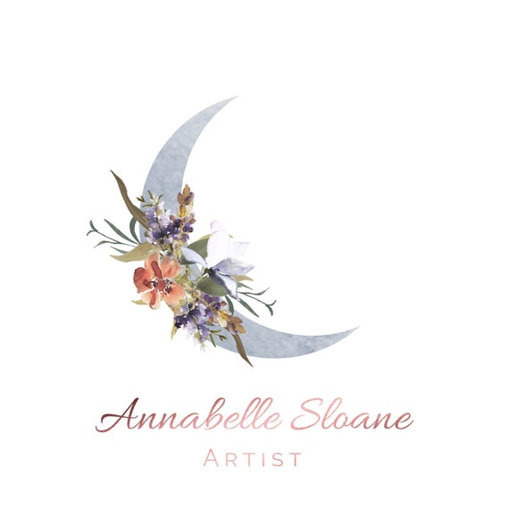Premade Logo Elegant Logo Design Feminine Logo Brand Etsy