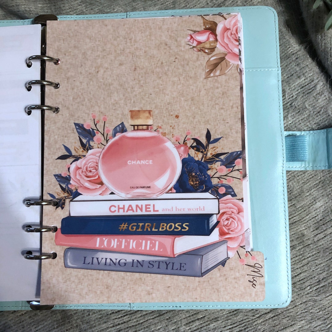 Set of Six Planner Dividers With Tabs Planner Dividers Tab Planner