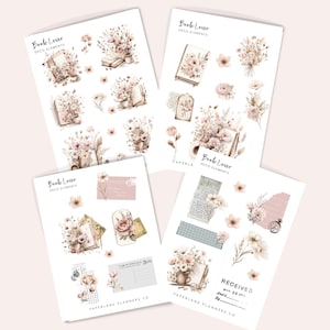 PLANNER STICKERS | Book Lovers Washi stickers for Planners, Journaling, Scrapbooking, Bullet Journals, Etc