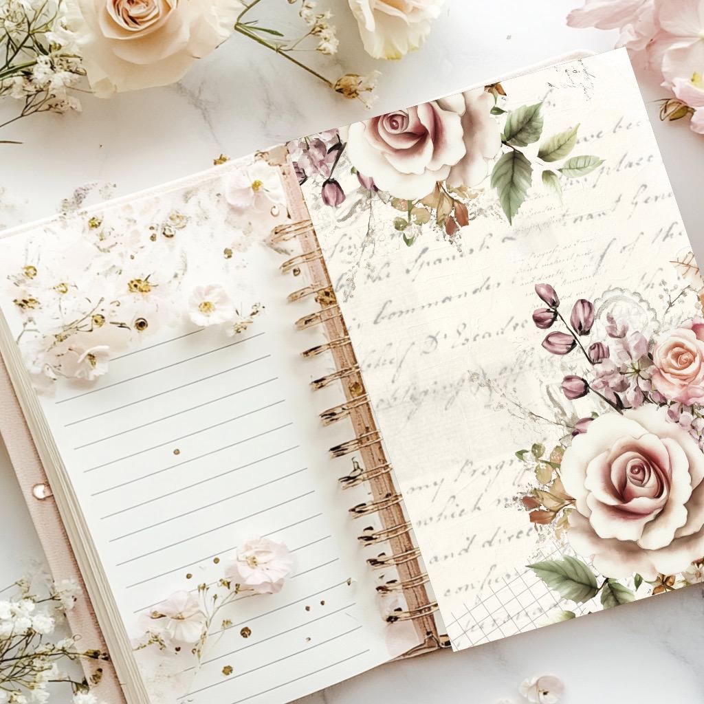 Floral Planner Dashboard: A5 Laminated Planner Insert - Etsy