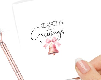 Seasons Greetings Planner Dashboard | Christmas Planner Cover, Vellum Divider