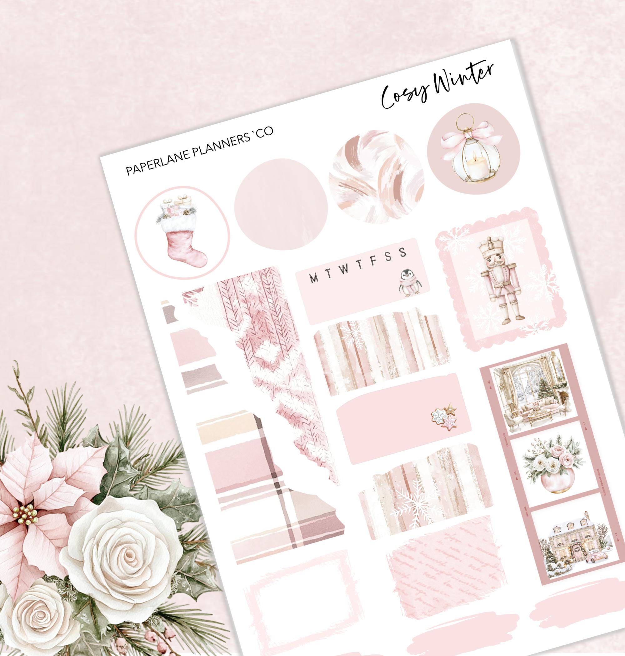Weekly Planner Sticker Kit for Vertical Planners | Christmas Themed - Etsy