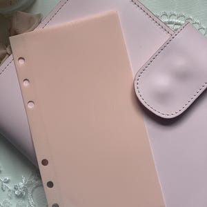 Pink Personal Planner Pocket: Card Holder Dashboard