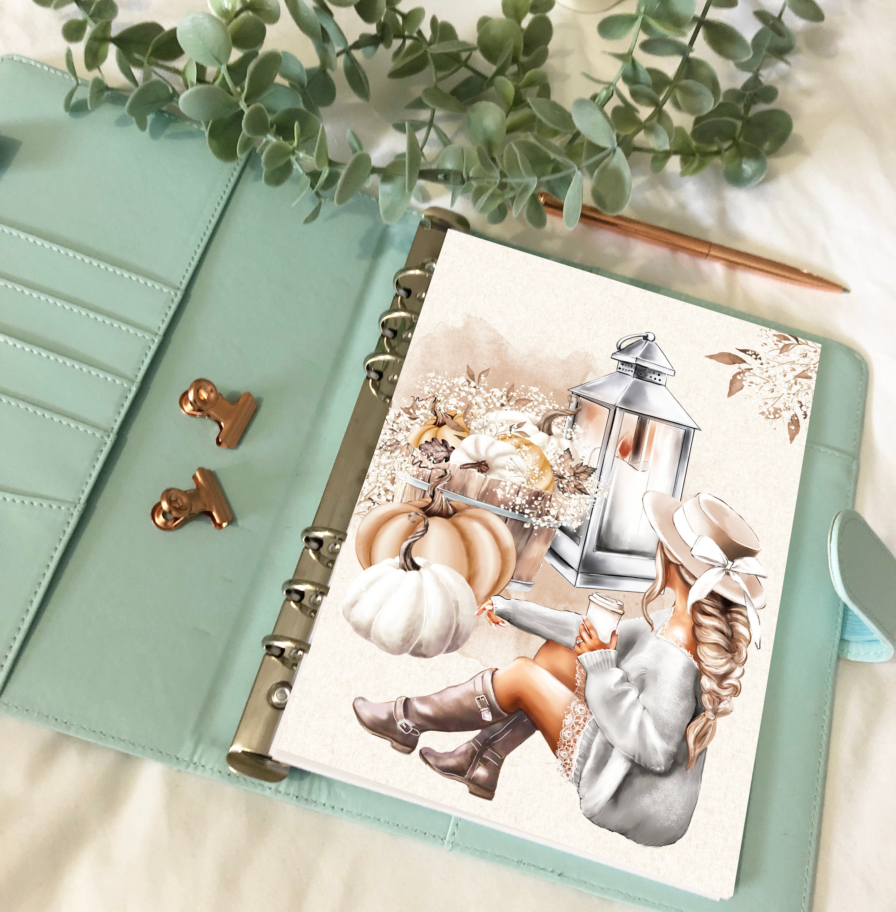 Autumn Planner Dashboard | Laminated Cardstock, A5 Dividers - Etsy