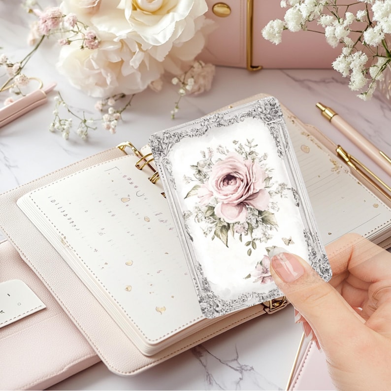 Planner Pocket Card | Planner Bookmark | Planner Page Marker | Quote ...