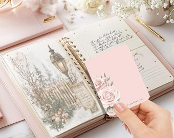 Rose Planner Card: ispirazione per il diario floreale