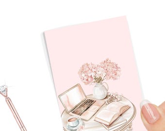 Floral Desk Planner Dashboard Divider | A5 A6 Personal