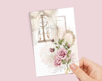 Rose Planner Card: ispirazione per il diario floreale