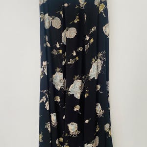 Blue Vintage Floral Skirt