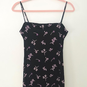 Vintage Black Slip Dress