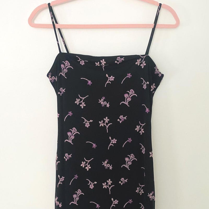 90S Slip Dress Tulipa Black