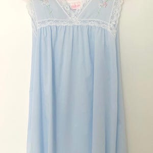 Vintage Baby Blue Nightgown
