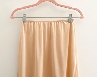 Vintage Pink Mini Slip Skirt