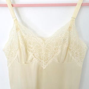 Vintage Pale Yellow Slip