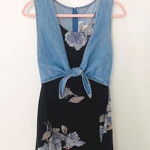 Vintage Floral Mini Dress