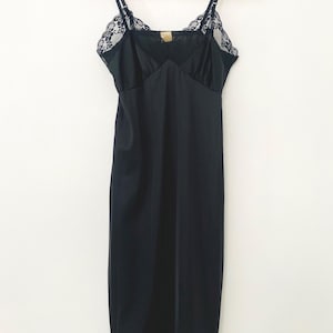 Black Vintage Slip Dress
