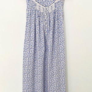 Blue Floral Vintage Nightgown
