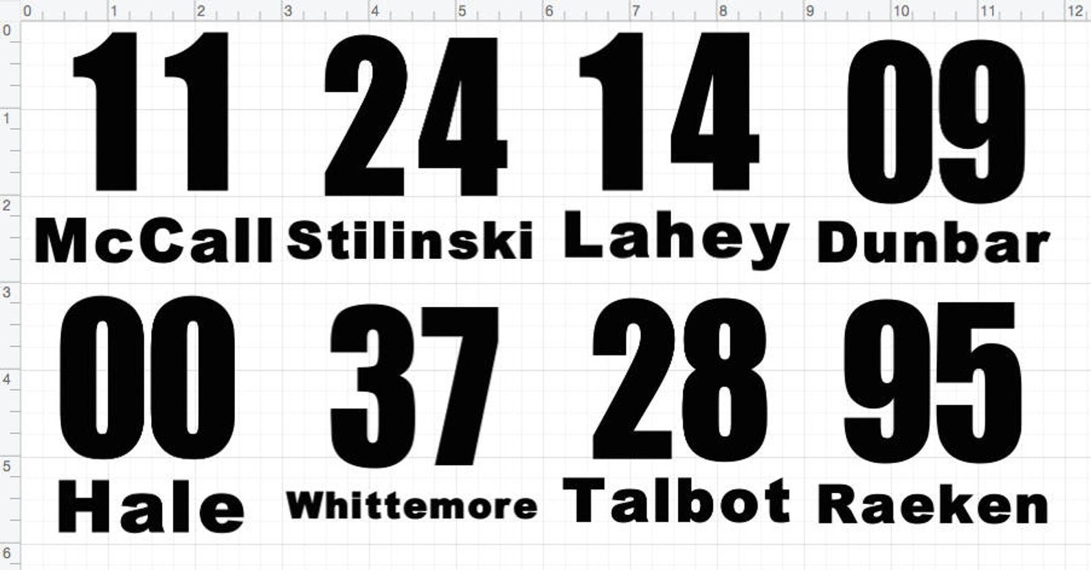 Teen Wolf Pack Symbol & Lacrosse Jersey Number Decals Etsy