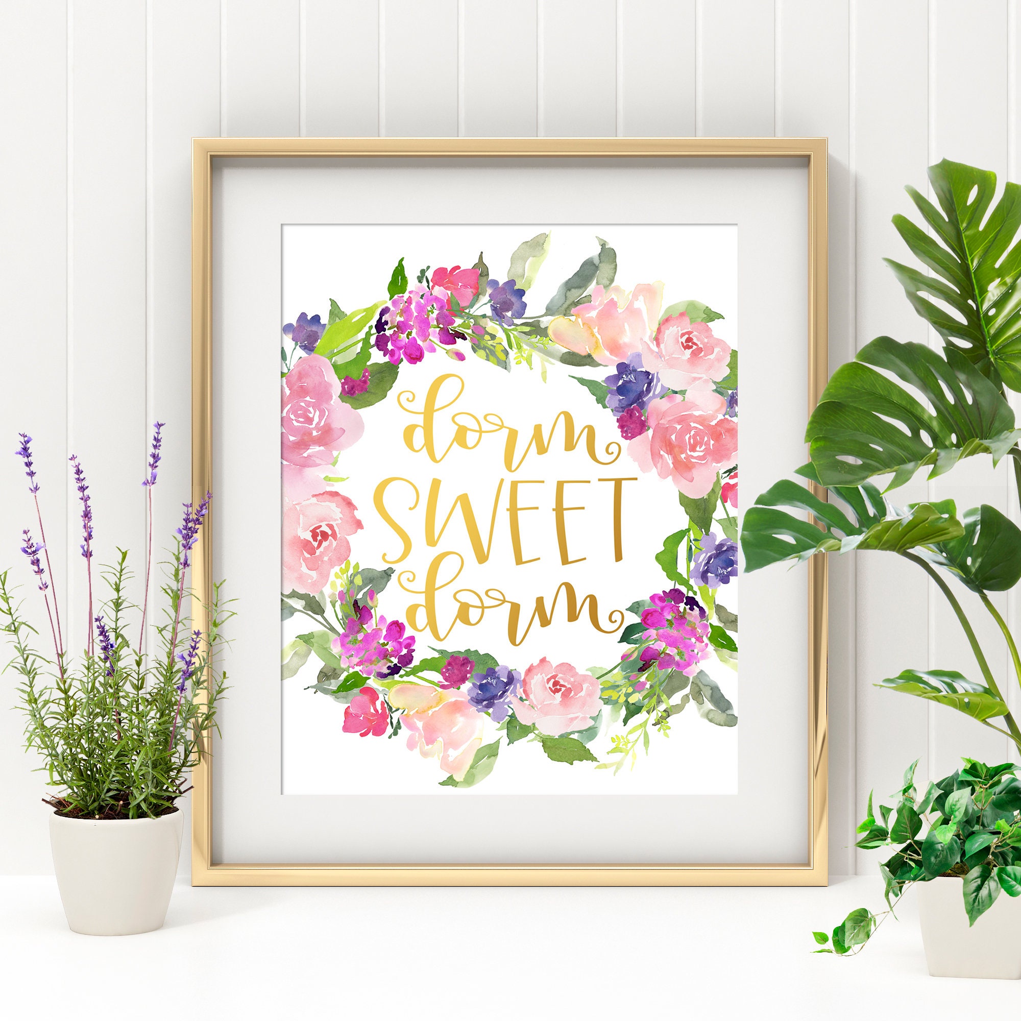 Dorm Sweet Dorm Sign PRINTABLE Dorm Room Wall Decor Dorm Decor - Etsy