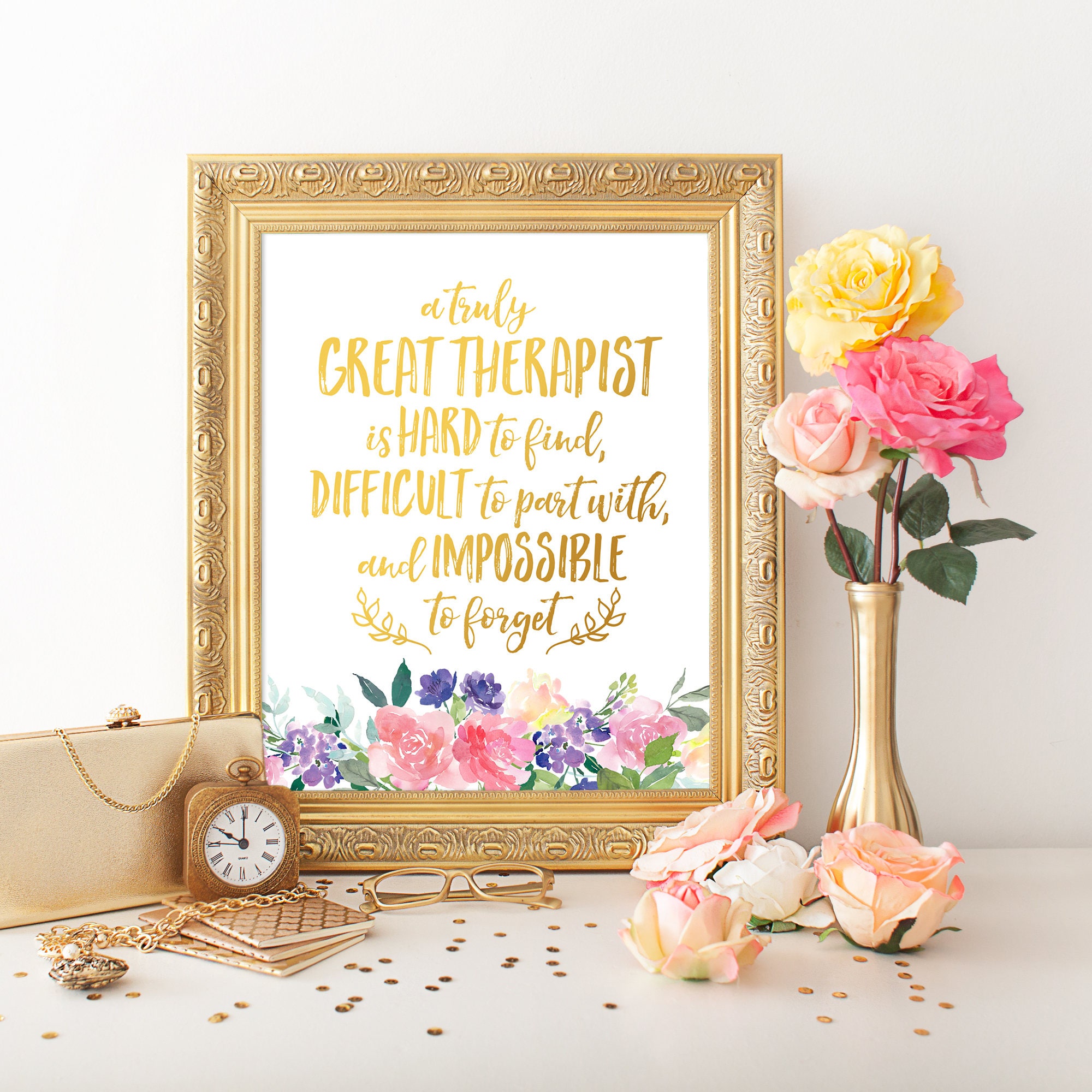 Therapist Gift A Truly Great Therapist Therapist Appreciation | Etsy