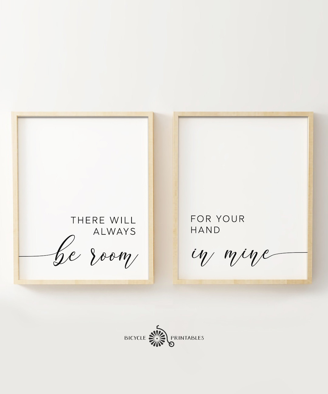 Es wird immer Platz für Ihre Hand in mir - druckbare Liebe Zitat Set von 2  Stück, romantische Dekor, für Paare, Wand-Kunst-Dekor - Etsy Österreich, image size:1080x1296