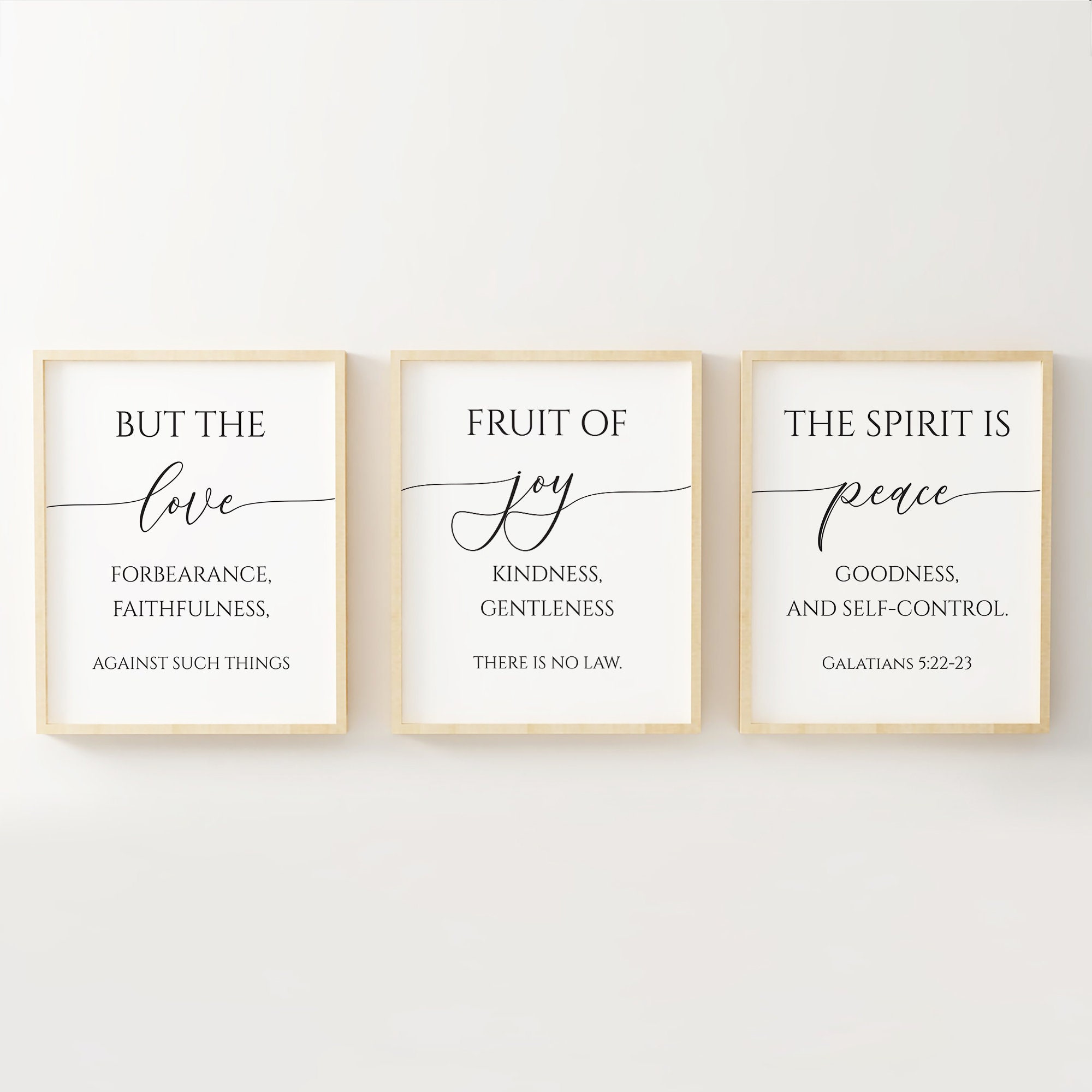 But the Fruit of the Spirit is Love Joy Peace Against Such - Etsy