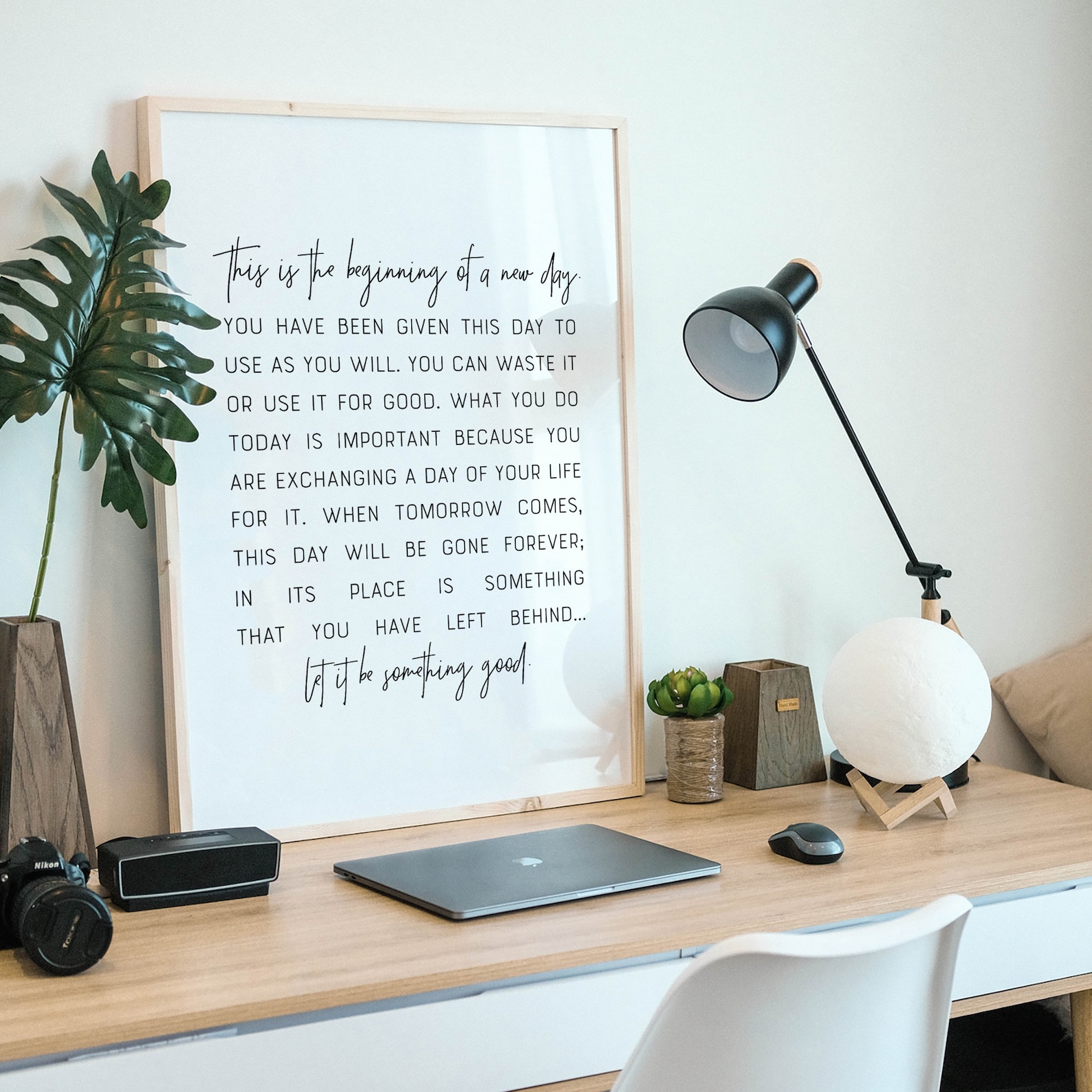 This is the Beginning of a New Day, Let It Be Something Good, Heartsill Wilson Printable Quote