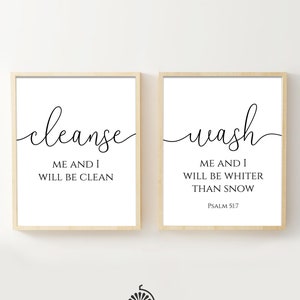 He washed me white as snow Stencil - Christian Stencils - Farmhouse  Christian Stencils - Create Christian Signs, Prim - Reusable 11 sizes