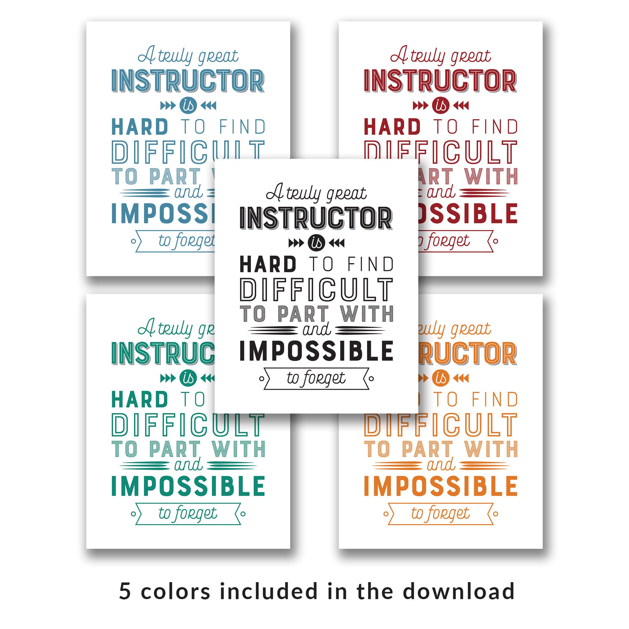 Instructor Gift Instructor Gift Men A Truly Great Instructor Appreciation Gift ...