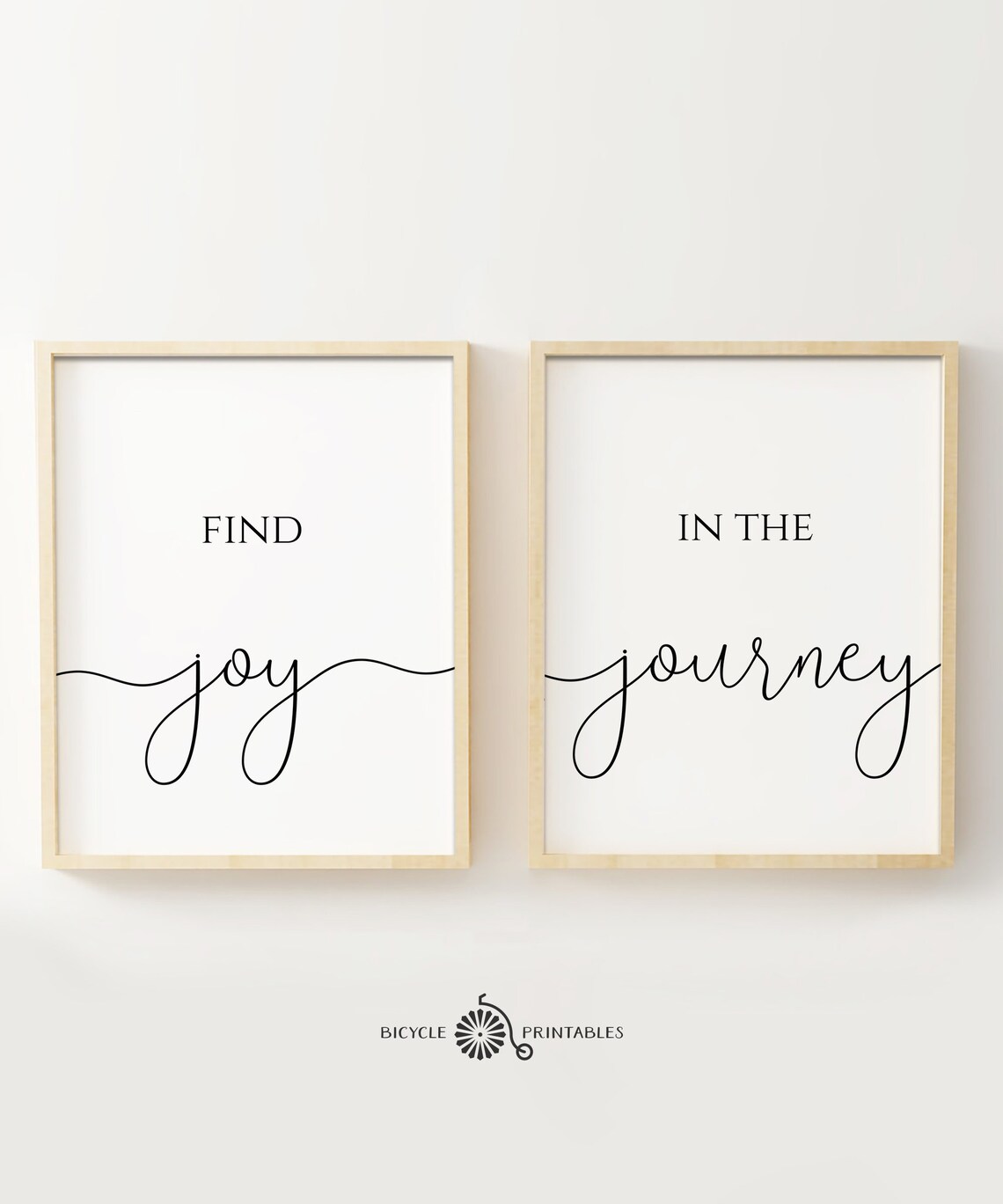 Find Joy in the Journey Print Printable Poster Set of 2 | Etsy