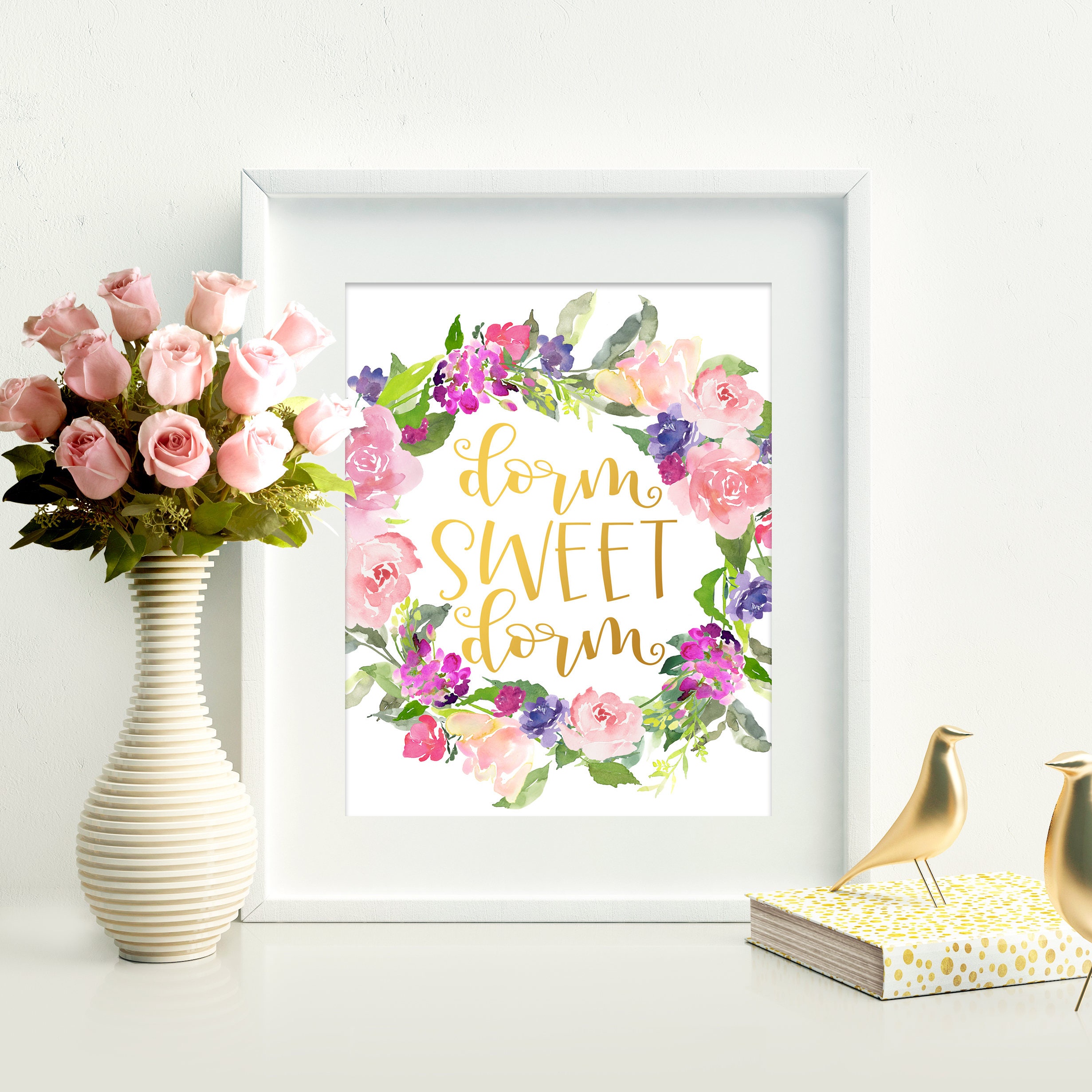 Dorm Sweet Dorm Sign PRINTABLE Dorm Room Wall Decor Dorm Decor - Etsy