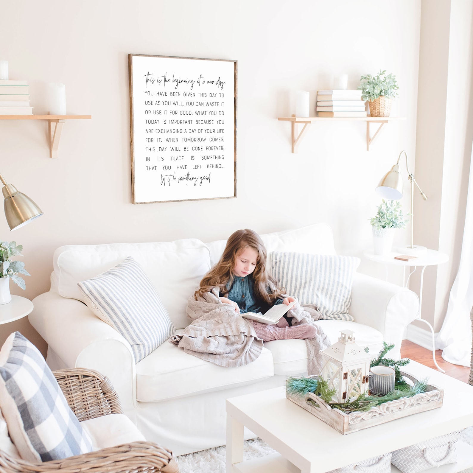 This is the Beginning of a New Day, Let It Be Something Good, Heartsill Wilson Printable Quote